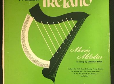 Dermot Troy - I Remember Ireland LP 1961 - Moore's Melodies