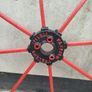 vintage cast wheel Image 2
