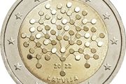 Latvia 2 Euro Commemorative Coin 2022 - Financial Literacy. UNCIRCULATED.