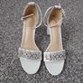 Wedding shoes - white, open toe Image 6