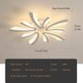 Ceiling Light Dimmable, LED Ceiling Lighting 48W 4000LM, 3000K-6500K, Acrylic Modern Lighting Fixture with Remote Control for Living Room Bedroom (FREE POSTAGE) Image 3