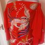 ASOS off shoulder red embroidered top size UK8 EU36 Perfect condition Postage included Image 4