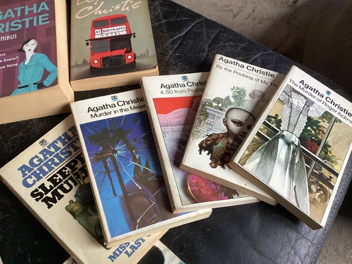 Vintage Agatha Christie Crime Fiction Book Bundle