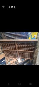 Vintage Wooden Printers Tray