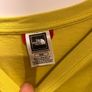 North face women tee shirt size M crop top bright yellow Image 3