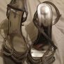 Silver strap sandles Image 2