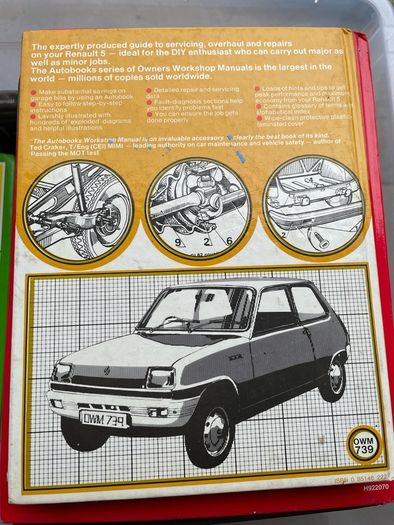 Autobooks Manual: 72-82 Renault 5 Gordini
