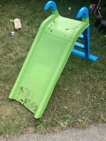 Water play and slide
