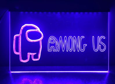 Purple among us Neon light