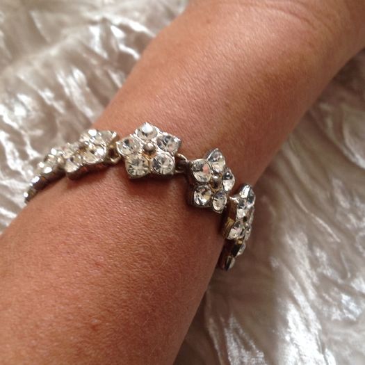 Vintage Diamonte Bracelet