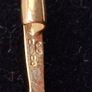 9ct yellow gold brooch Image 3