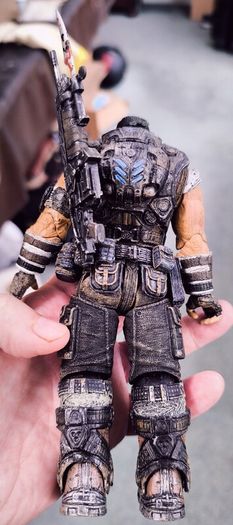 NECA Gears of War 3 Marcus Fenix Figure (2011) Mint Condition  Collection Only