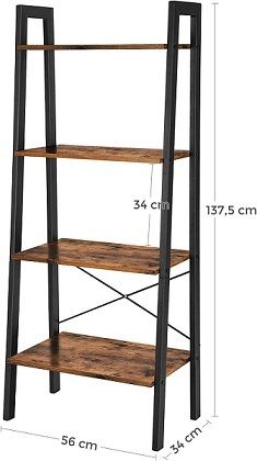 New Home Office Desk + Ladder Shelf - FREE P&P