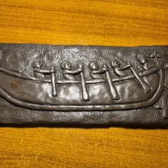 Vintage St Brendan's Boat Wild Goose Studio Wall Plaque