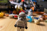LEGO Star Wars Stormtrooper Minifigure Black Head Sw0188