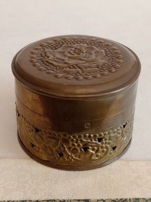 Vintage Copper/Brass Cricket Box