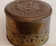 Vintage Copper/Brass Cricket Box