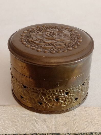 Vintage Copper/Brass Cricket Box