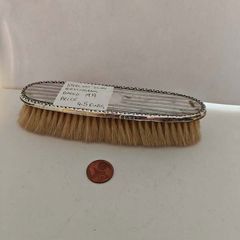 Antique Sterling Silver Handled Clothes Brush - Hallmarked Birmingham 1919
