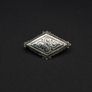 Enameled 800 Silver Brooch Image 10