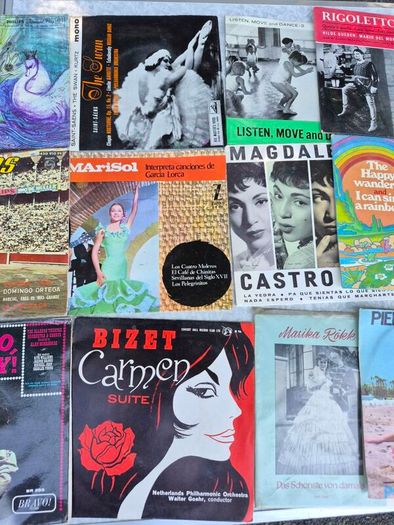 20 small Vinyl records