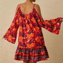 Stunning Boho Style Dress size 20 + matching accessories available