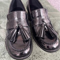 NEW Zara Soft Patent Loafers / Shoes - Size 6 / EU 39