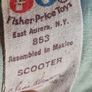 Vintage fisher price SCOOTER MUPPET DOLL teddy soft toy plushie 1978 Image 9
