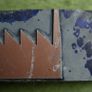 Vintage  Printing Plate on Wood Block Photo Negative Image 3