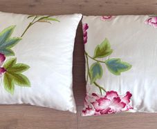 Floral Embroidered Cushion Covers