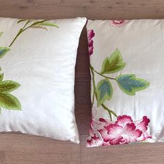 Floral Embroidered Cushion Covers