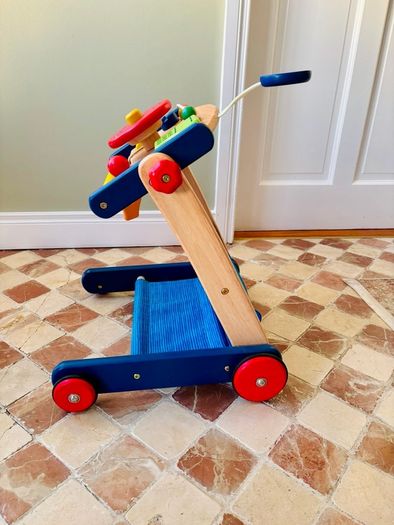 Car Wooden Baby Walker