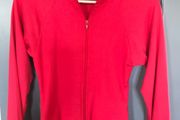 Dunnes Stores red zipped cardigan size 8-10