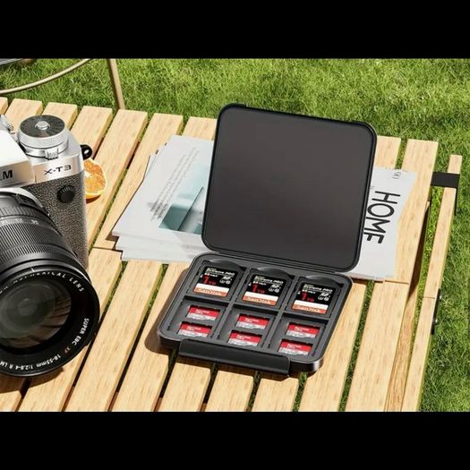 Durable, Waterproof and Shockproof SD and Micro SD Memory Card Holder for Digital Camera Memory Cards