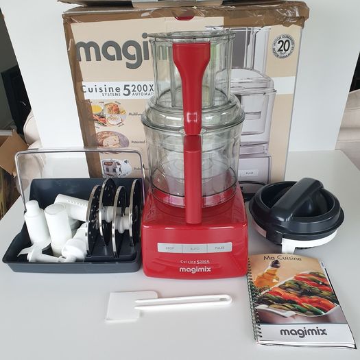 Magimix Cuisine 5200XL premium red VIDEO