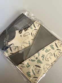 Recycle Leather Card Holder with Strap