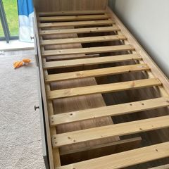 Single bed with storage