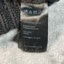 AllSaints Rok Crew Jumper Size Medium Mens Black 100% Cotton Ribbed Knit Sweater Image 7