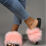Fluffy fur slippers sizes 37-41 sizes 4-8 Image 8
