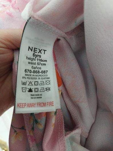 Girls Next Pink Floral Jumpsuit Age 6 Original price 25