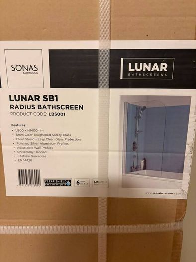Sonas Lunar SB1 Radius Bathscreen