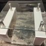Living room glass table Image 3
