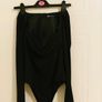 Zara Woman Trf Black Bodysuit Size M Image 7