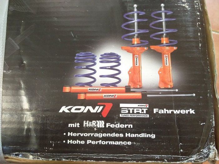 Opel/Vauxhall Zafira A 1998-2005 KONI Str.t Kit With H&R Springs