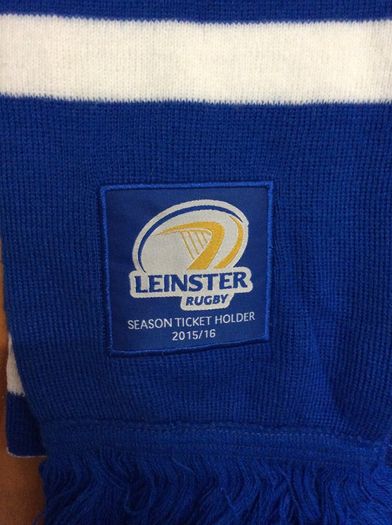 Leinster Rugby. Official Scarfs.Issued To Leinster Rugby Season Ticket Holders.High Quality Items.