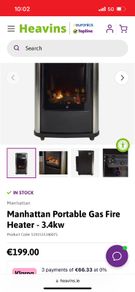 Manhattan portable gas heater