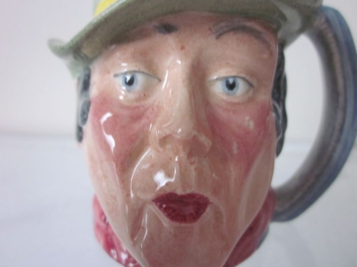 Vintage Kelsboro Ware Hand Painted  Miniture Toby  Character Jug Sam Weller Dickens Pickwick Series
