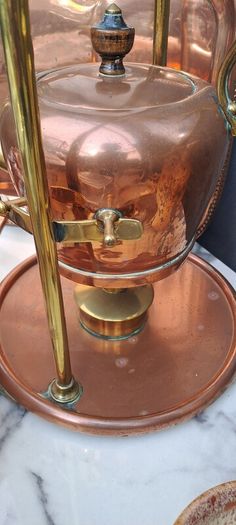 Art Nouveau Copper Tray