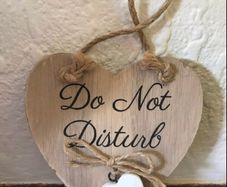 No Not Disturb Sign