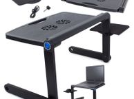 main image for ad New Universal Fan Laptop Portable Office Desk Table Adjustable Folding #1236
